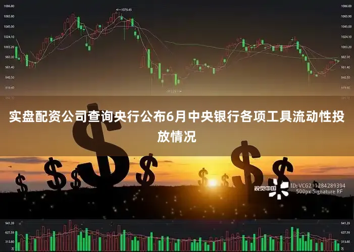 实盘配资公司查询央行公布6月中央银行各项工具流动性投放情况